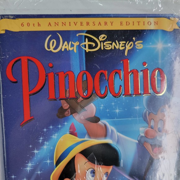 SEALED Pinocchio 60th Anniversary Edition Walt Disney VHS New Edition (1999) - Picture 3 of 12